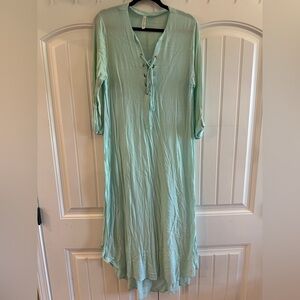 Love in light turquoise hi-low Dress